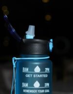 Blue Regular Motivational Water Bottle - Image 3