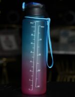 Blue Regular Motivational Water Bottle - Image 5