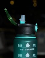 Green Regular Motivational Water Bottle - Image 2