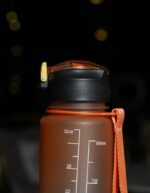 Orange Regular Motivational Water Bottle - Image 4