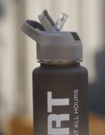 Black Sports Motivational Water Bottle - Image 4