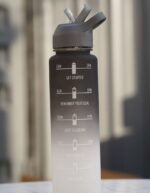 Black Sports Motivational Water Bottle - Image 6