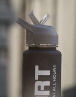 Black Sports Motivational Water Bottle - Image 9