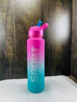 Pink Sports Motivational Water Bottle - Image 2