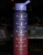 Red Sports Motivational Water Bottle - Image 4