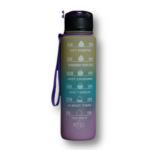 Violet Regular Motivational Water Bottle