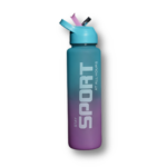 Blue Sports Motivational Water Bottle