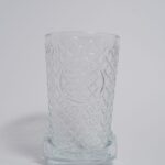 Glass King Cup White Crown