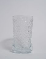 Glass King Cup White Crown