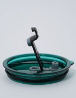 Green Glass Big Sipper With Glass Straw - Image 6