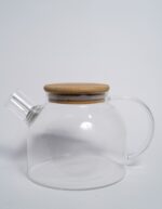 Glass Kettle Wooden Lid - Image 2
