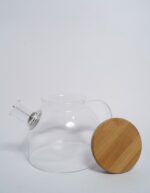 Glass Kettle Wooden Lid - Image 3