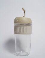 Off White Lock Sippy Glass - Image 4
