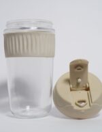 Off White Lock Sippy Glass - Image 5