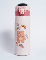 Pink Kids Sleak Long Temp Bottle