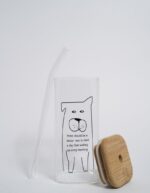 Square Lid & Glass Straw (Large) - Image 4