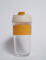 Yellow Lock Sippy Glass