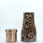 Copper Bedside Carafe Texture Lacquer 1