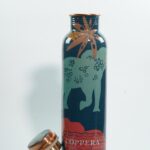 Blue Crepe Printed