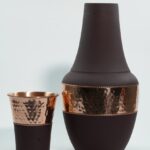 Cherry Dust  Vintage Carafe Copper