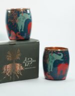 Set of 2 Cooler texture Copper Glasses - Image 2