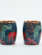 Set of 2 Cooler texture Copper Glasses - Image 4