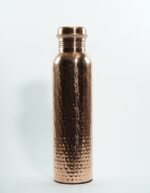 Set Of 1 Copper Hammered Bottle & 2 Glasses - Image 12