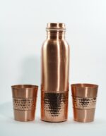 Set Of 1 Dual Hammer & Plain Bottle & 2 Glasses