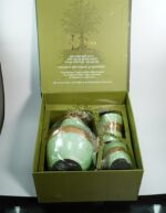 Monarch Carafe Pearl  Mint Green & 2 Glasses of Water - Image 3