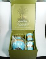 Monarch Carafe Pearl Sky Blue & 2 Glasses of Water - Image 3