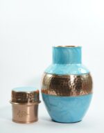 Monarch Carafe Pearl Sky Blue & 2 Glasses of Water - Image 8