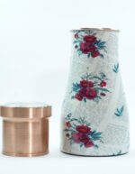 Copper Bedside Carafe Texture Lacquer 4 - Image 5