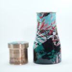 Copper Bedside Carafe Texture Lacquer 5