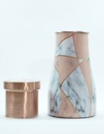 Copper Bedside Carafe Texture Lacquer 10 - Image 5