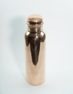 Set 1 Plain Copper Bottle & 2 Glasses - Image 6