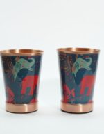 Set of 2 Rock Texture  Copper Glasses - Image 4