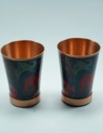 Set of 2 Rock Texture  Copper Glasses - Image 5