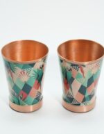 Set of 2 Rock Texture  Copper Glasses - Image 6