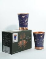 Set of 2 Rock Texture Copper Glasses - Image 3