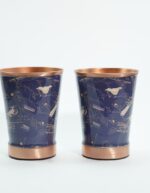 Set of 2 Rock Texture Copper Glasses - Image 4