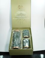 Set of 1 Unique Dust Olive Green & 2 Glasses of Water - Image 3