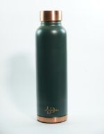 Set of 1 Unique Dust Olive Green & 2 Glasses of Water - Image 5