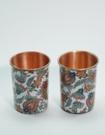 Set of 1 Unique Folk Graphic & 2 Glasses of Water - Image 8