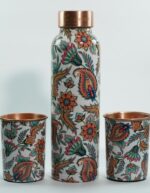 Set of 1 Unique Folk Graphic & 2 Glasses of Water - Image 10