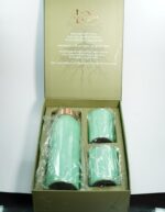 Set of 1 Unique Pearl Mint Green & 2 Glasses of Water - Image 6