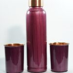 Set of 1 Unique Pearl Wine & 2 Glasses of Water