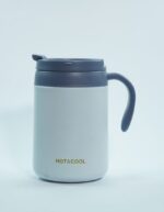 White Sippster Hot & Cold Vacuum Mug