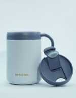 White Sippster Hot & Cold Vacuum Mug - Image 5