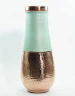Seinna Carafe Pearl Mint Green Vintage Carafe Copper - Image 5