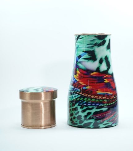 Bedside Carafe Texture Lacquer Copper (5)